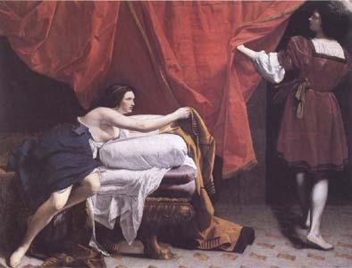 Orazio Gentileschi Joseph and Potiphar's Wife (mk25) oil painting image
